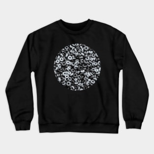 Black and White Fruity Cereal Photograph Crewneck Sweatshirt